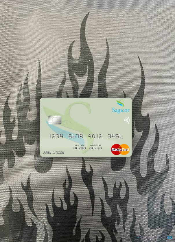 Download Jamaica Sagicor Bank mastercard photolook front Photoshop template